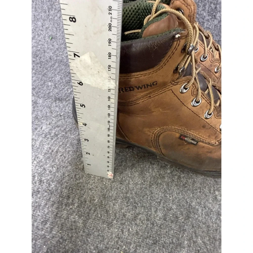 Red Wing Shoes Boots Mens Size 11.5 Brown Waterproof Leather King Toe 2240 Work
